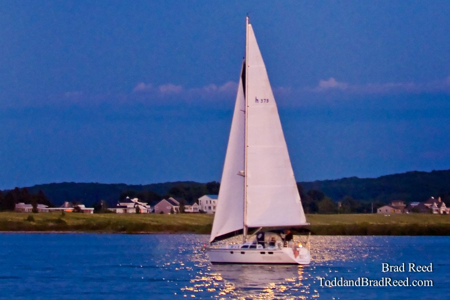 Sailboat and Moon (5851)