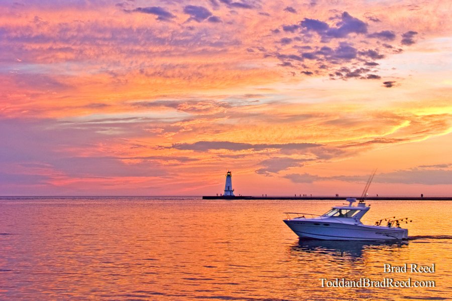 Salmon Fishing in July Ludington