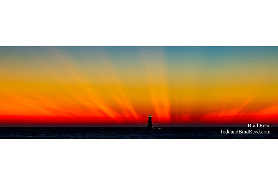Western Lights - panoramic