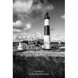 Big Sable in September Light - Black and white