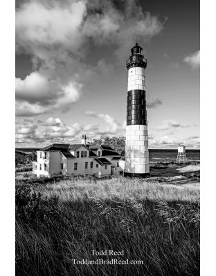Big Sable in September Light - Black and white