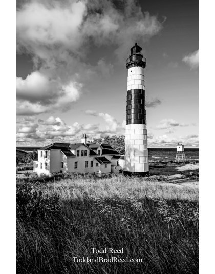 Big Sable in September Light - Black and white