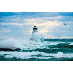 Ludington Lighthouse Storm (2305)