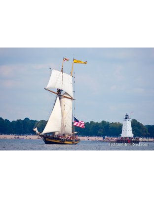 Tall Ship and Sunset (3601)