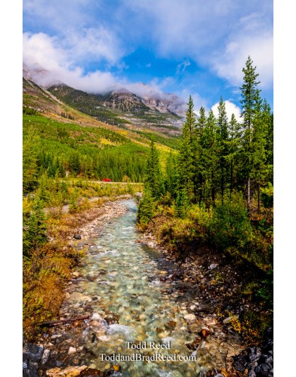 Highway to Lake Louise