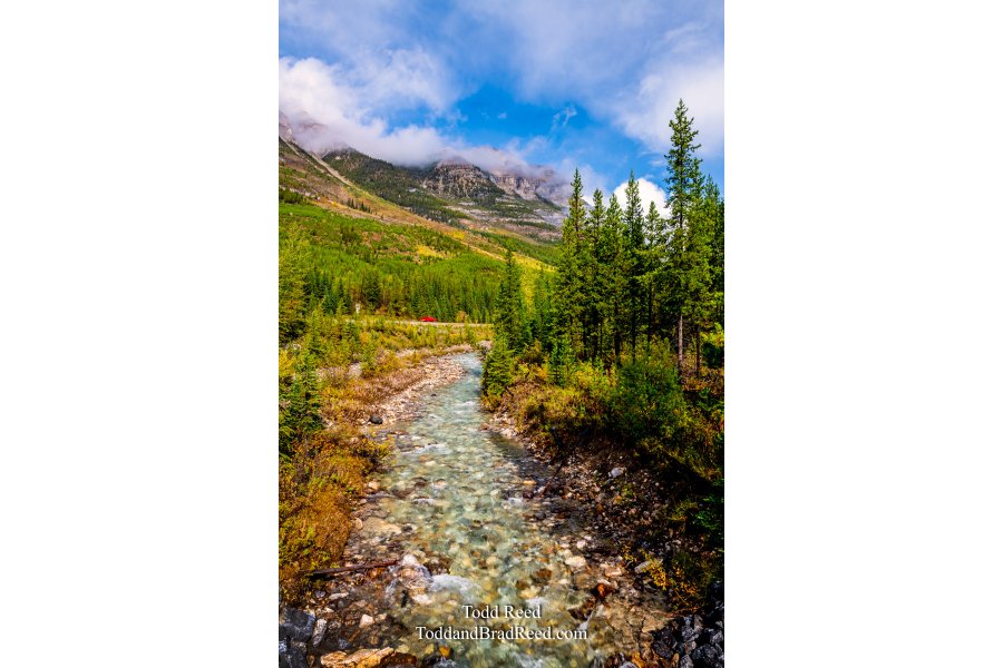 Highway to Lake Louise