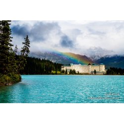 Rainbow Over Lake Louise