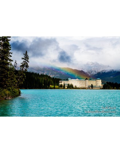Rainbow Over Lake Louise
