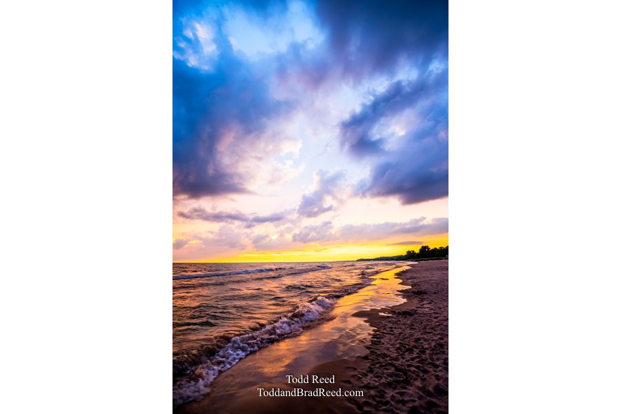 Lake Michigan Sunset in Ludington (8597)