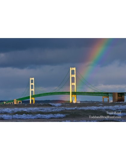 Mackinac Bridge Rainbow (8597)