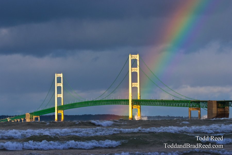 Mackinac Bridge Rainbow (8597)