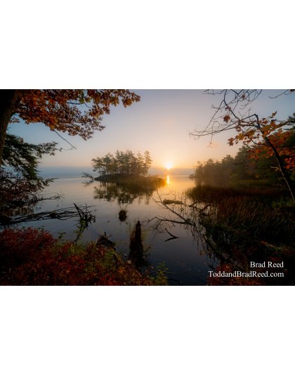 Ludington State Park Island Trail at Sunrise (4905)