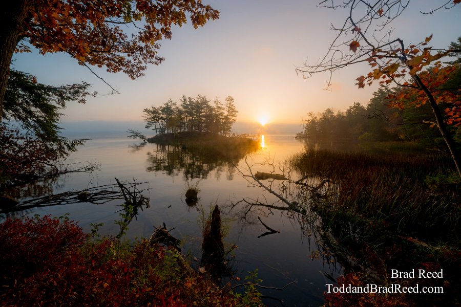 Ludington State Park Island Trail at Sunrise (4905)