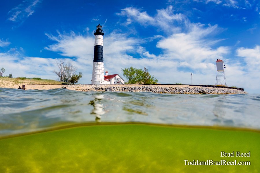 Under Water at Big Sable